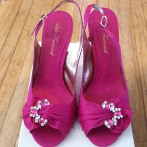 Lulu Townsend pinks heels, sz 8 1/2